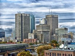Cityscape of winnipeg