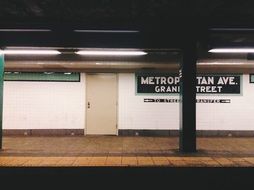 empty subway station