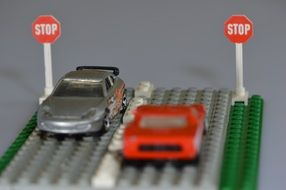 Children's toys with lego items
