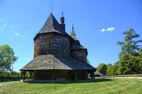 Wooden church in the open-air museum