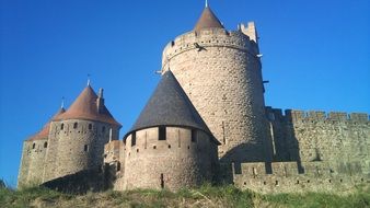 Ancient castle in carcassonne