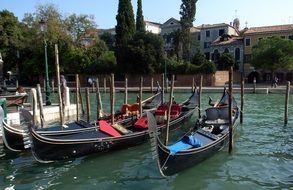 venice gondolas italy