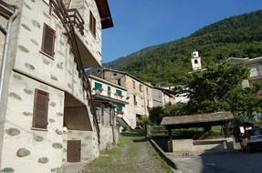 Mountain village in Italy