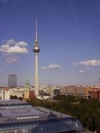 photo of a tall television tower in Berlin