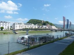 Villas on the waterfront in salzburg