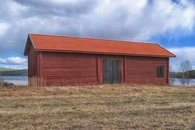 sweden red barn