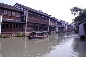 view of the street in China