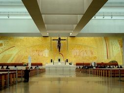 nave as a church interior