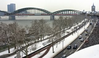 Cologne in winter, Germany