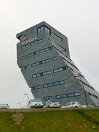 Crooked modern building