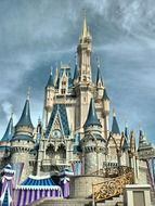 Beautiful castle from fairytale