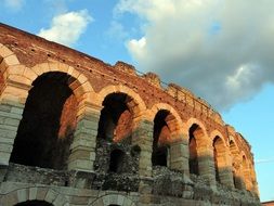 Historical Arena monument in Italy