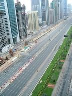 busy street in Dubai