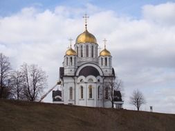 church on a hill in samara