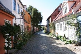 Cobblestone street in Arhus