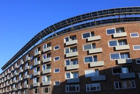 modern residential building in denmark