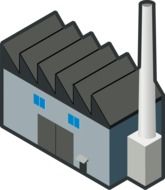 graphic image of an industrial building