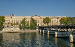 Bridge across the river from the Louvre