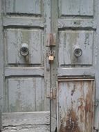 vintage old wooden doors