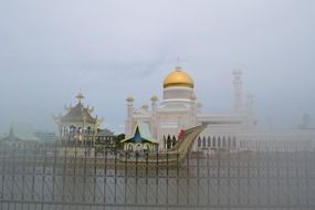 sultan omar ali saifuddin mosque, brunei, bandar seri begawan