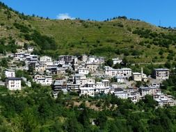 Mountain community in italy