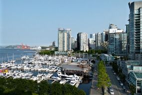 Coal Harbor in Vancouver, Canada