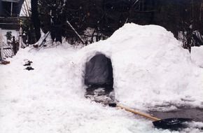 snow igloo