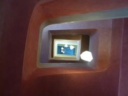 goetheanum memorial of organic architecture with lights in Switzerland