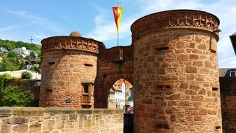 Jerusalem gate in Büdingen, Germany
