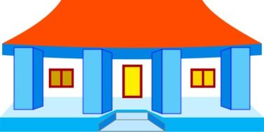 school house drawing