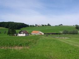 Rural landscape view of germany