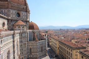 Landscape of santa maria del fiore in Florence