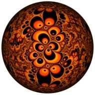 fractals ball abstract color