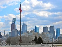 cityscape of philadelphia, Pennsylvania, USA