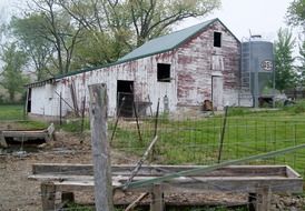 old barn on the farm