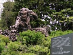 beautiful monument character