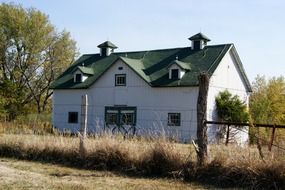 house on a farm in the countryside