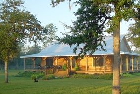 rural log cabin