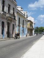 road along houses in Havana