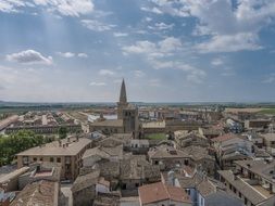 city bell tower in Spain