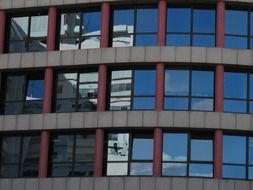 building with panoramic windows in tel aviv