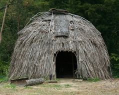 reed house in indian historic village
