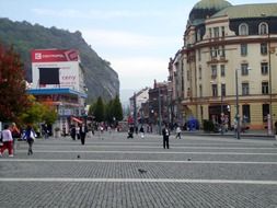 peace square city urban backdrop