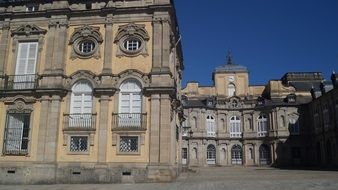 facade of the palace in Segovia, Spain