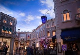 venetian buildings las vegas christmas