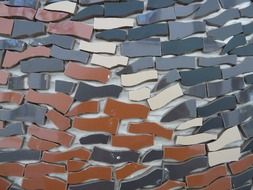 brown shades mosaic