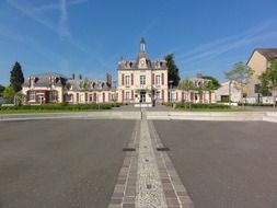 town hall building, france, persan