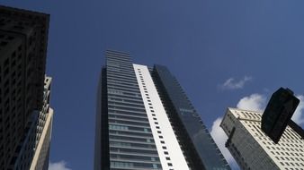 View from below to skyscrapers, Pennsylvania