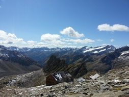 stones on top of a mountain in austria