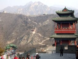 great china wall as a fortress